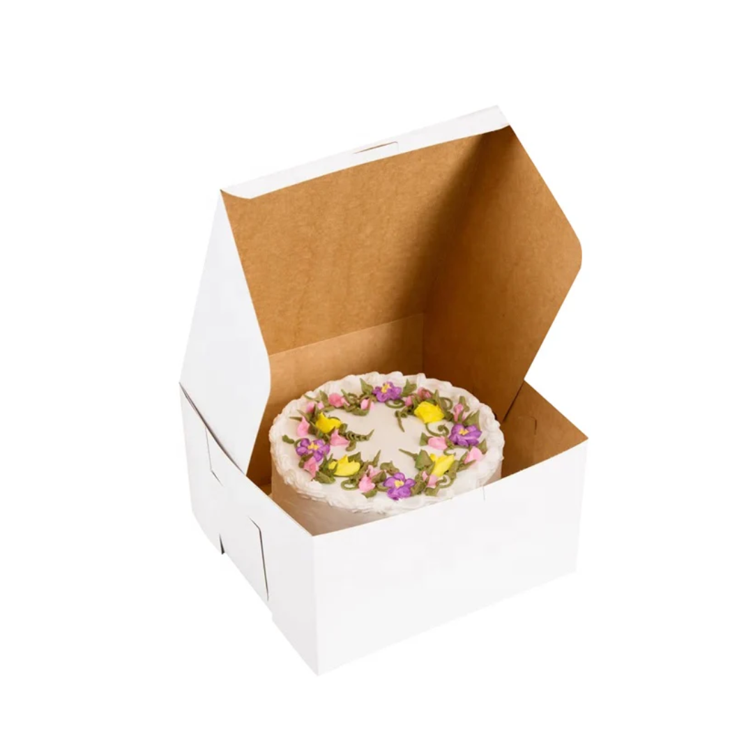 Caja Blanca para Pastel | Disponibles en 3 Tamaños